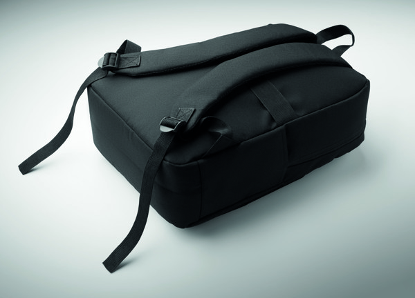 Mochila fina para portátil 15" Akraos - Preto