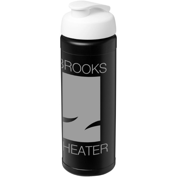 Borraccia Baseline® Plus da 750 ml con coperchio a scatto - Nero / Bianco