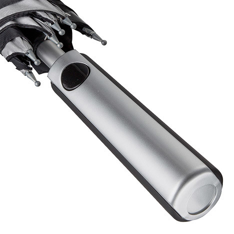 Golfschirm PLATINUM - Silber / Schwarz