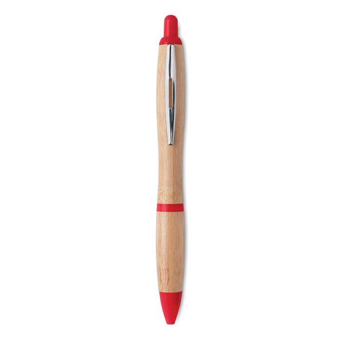 Długopis z bambusa Rio Bamboo - czerwony