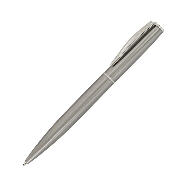 Silvery metal pen in box