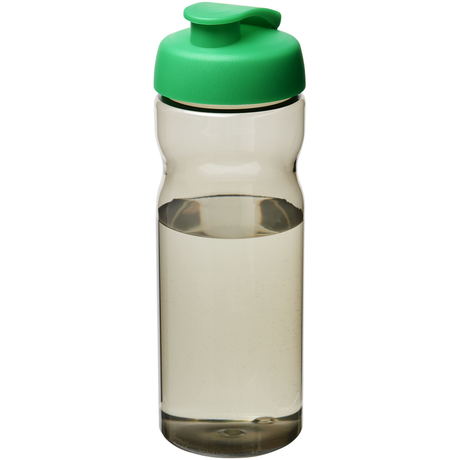 Sportovní láhev s vyklápěcím víčkem H2O Eco 650 ml - Charcoal / Světle zelená