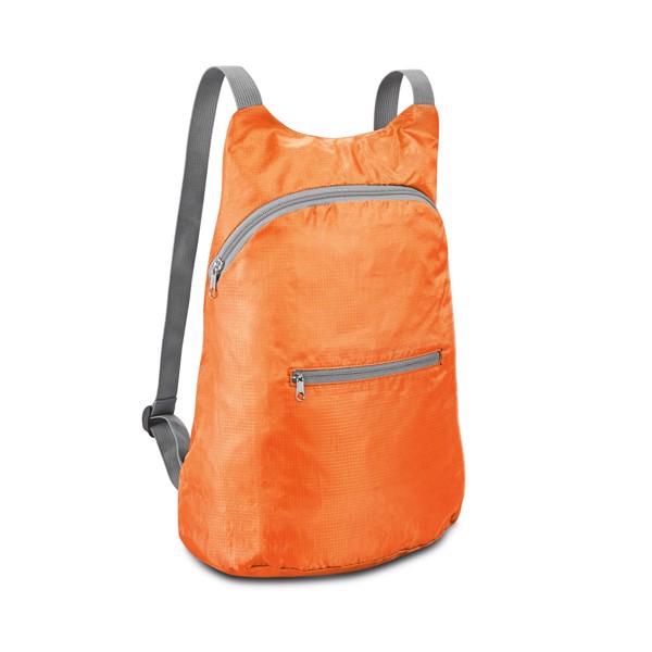 BARCELONA. 210D ripstop foldable backpack - Orange