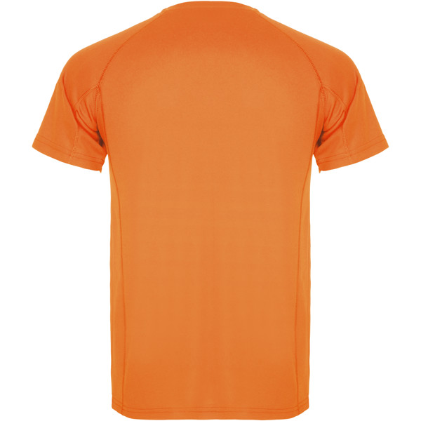 T-shirt desportiva de manga curta para homem "Montecarlo" - Fluor Orange / S