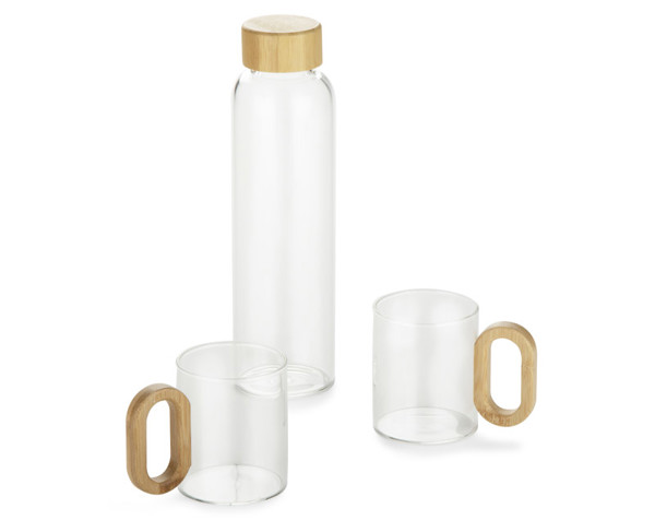 Drink set with bamboo elements TRINKLA