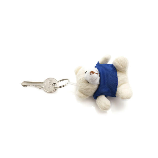 Porte-Clés Peluche Tedchain - Jaune