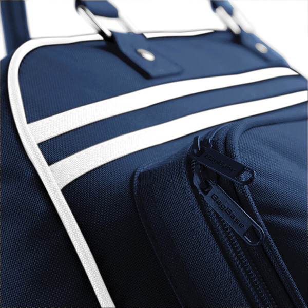 Retro Bowling Bag - Black / White / ONE SIZE