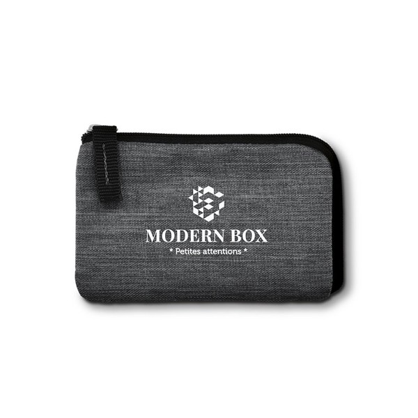 RPET ANTI RFID CREDIT CARD HOLDER WALLET - Gris / 