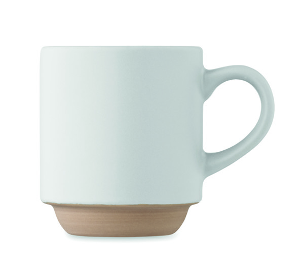 Keramična skodelica Cerack, zlaganje, 170 ml - Bela