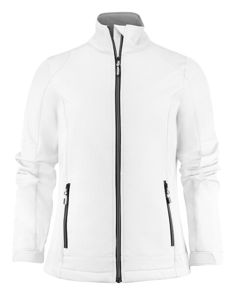 Printer Trial Lady Softshell Jacket white XXL