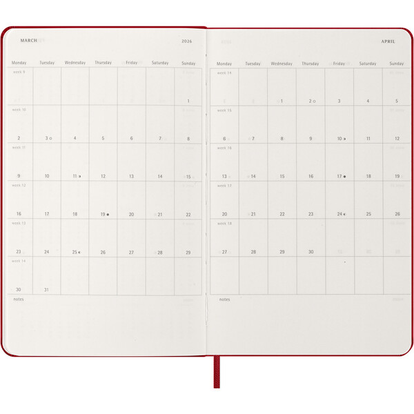 MOLESKINE diary - red