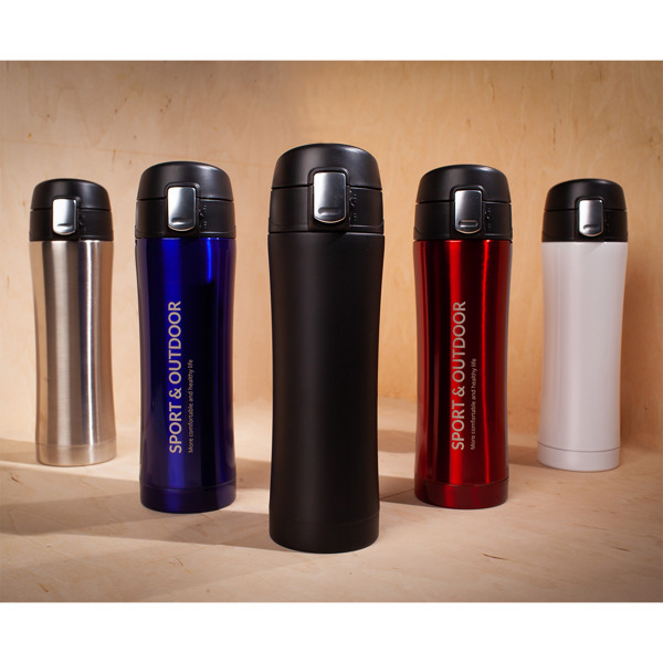 400 ml Secure thermal mug - White