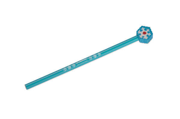 Bleistift mit Radiergummi CHRISTMAS - Weihnachtsbaum - blau