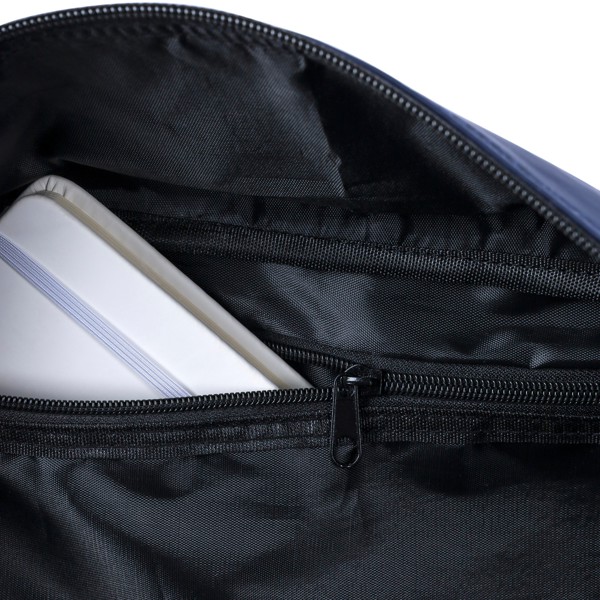 Gerecyclede PU dufflebag Mirae - zwart
