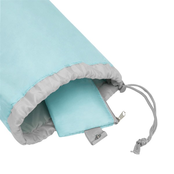 Toaletna torba cev 190T najlon, Ø160x240mm - Svetlo modra