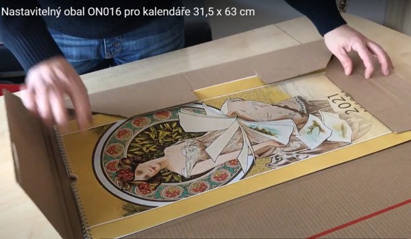 Nastavitelný lepenkový obal pro 2 rozměry