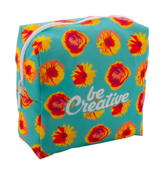Custom Cosmetic Bag CreaBeauty Square M - White