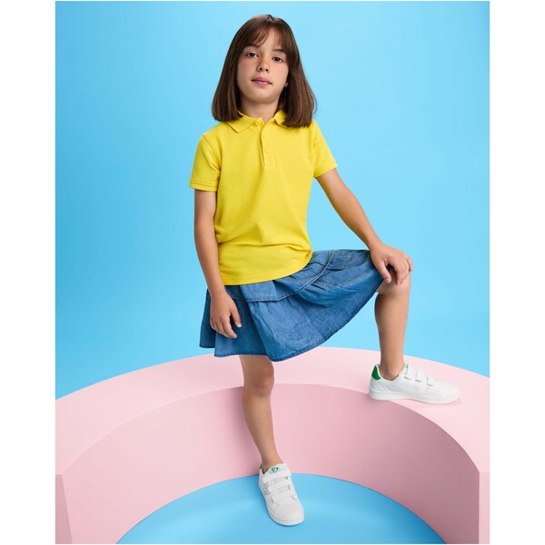 Polo a maniche corte da bambino da 200 g/m² Star - Verde tropicale / 7/8