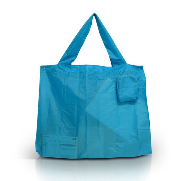 SAC SHOPPING PLIABLE EN POLYESTER 190T - Gris