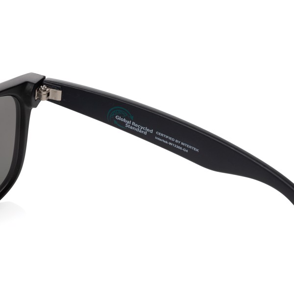 Lunettes de soleil en PC plastique recyclé GRS - Noir