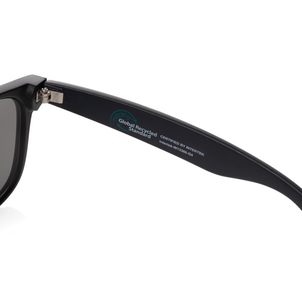 GRS recycled PC plastic sunglasses - Black