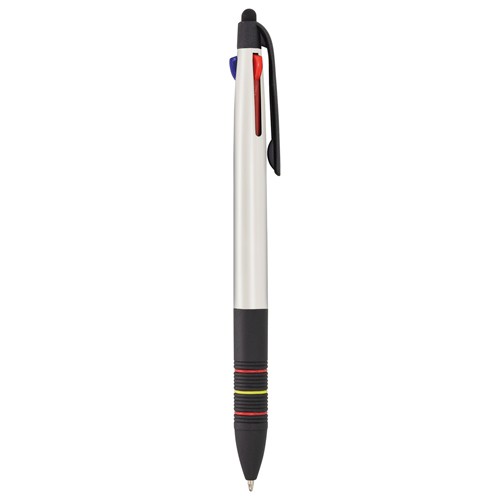 <p>STYLO POINTEUR 3 COULEURS AVEC DRAPEAU “HISPANIA”</p> - Blanc