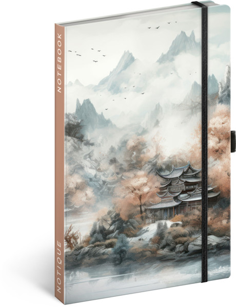 Notique Notes Japonsko, Linkovaný, 13 x 21 cm