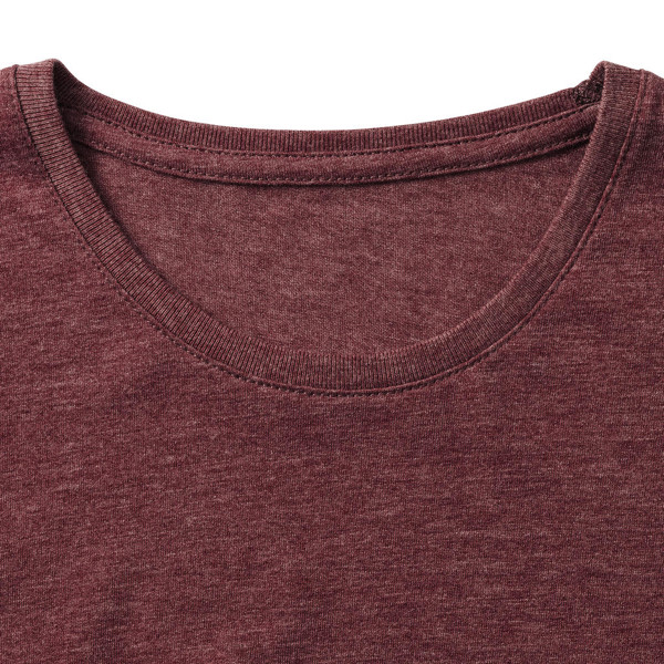Ladies Long Sleeve Hd T - Silver Marl / L