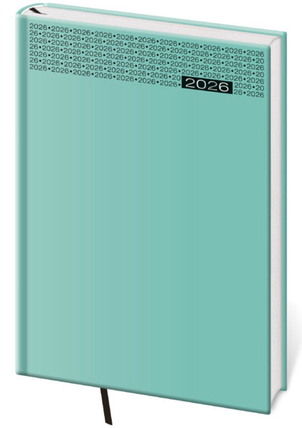 Týždenný diár A5 Gommato tyrkysový