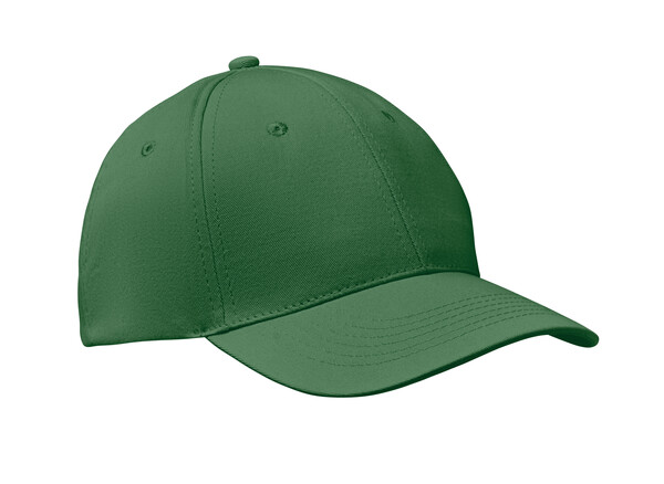 6-PANEL CZAPKA Z DASZKIEM 160 Basie Apollo - Ciemnozielony