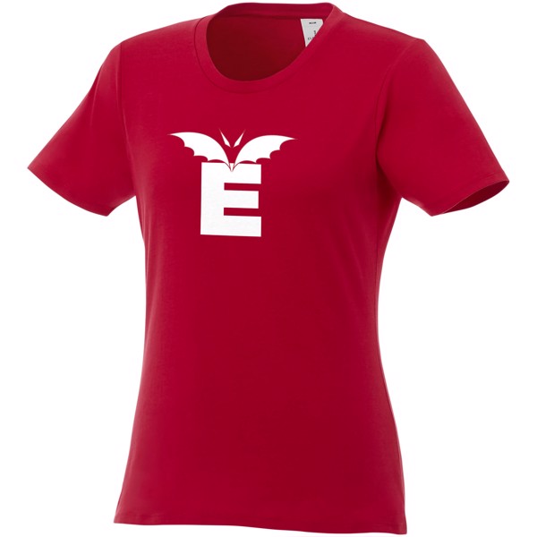 T-shirt damski z krótkim rękawem Heros - Czerwony / XXL
