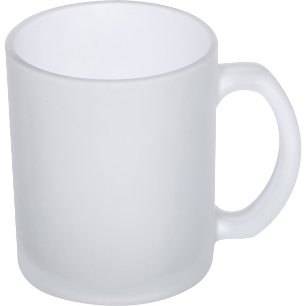 Coffee mug, transparently frosted ANGELIKA - Transparent