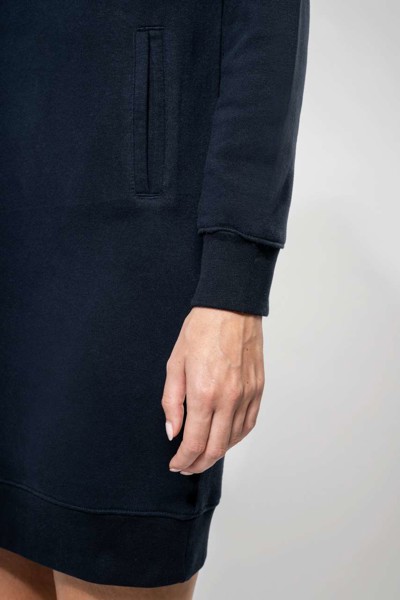 Haljina za opuštanje od organskog flisa - Light Siva / M