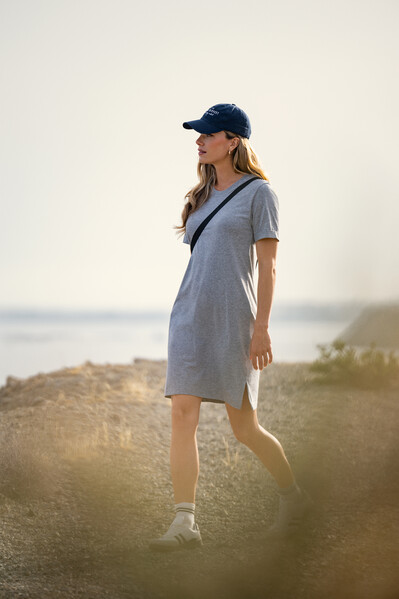 Harvest American T-shirt Dress White XS