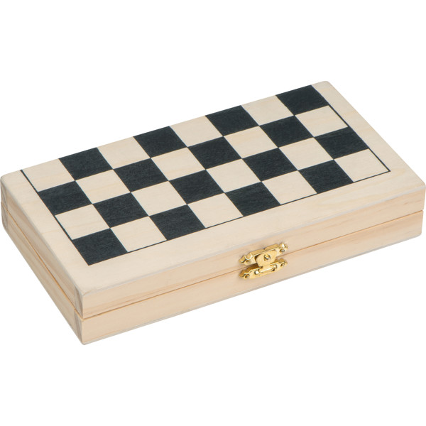 MARCO Joc Backgammon - Șah - Dame - Beige
