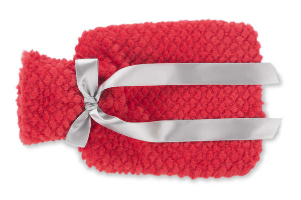 Hot water bottle LIDO - red