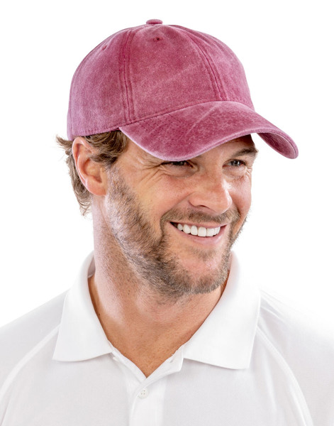 Result Pure Cotton Vintage Cap - Vintage Grey / ONE SIZE