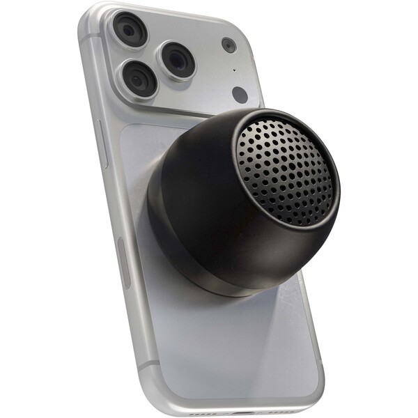 Boompods Zero-Snap 5W magnetic waterproof wireless speaker - Black