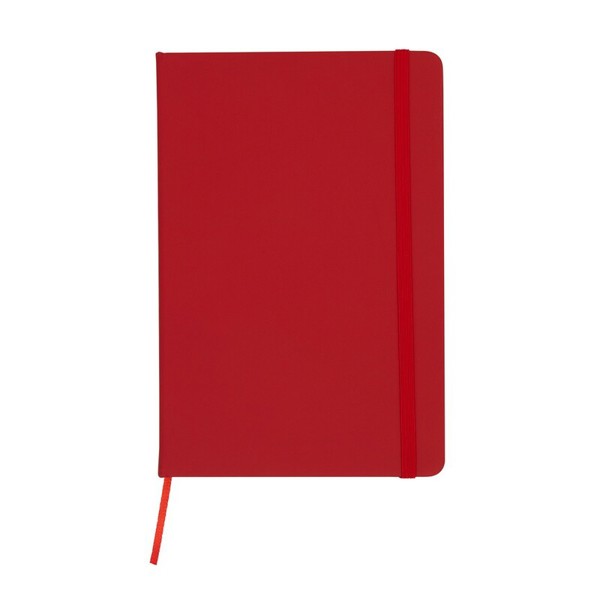 Notebook A5, recycled PU | Roderick - red