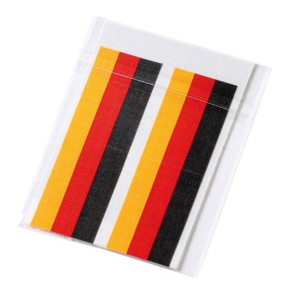 Fantape "Rechteck" 4Er-Set - Deutschland-Farben