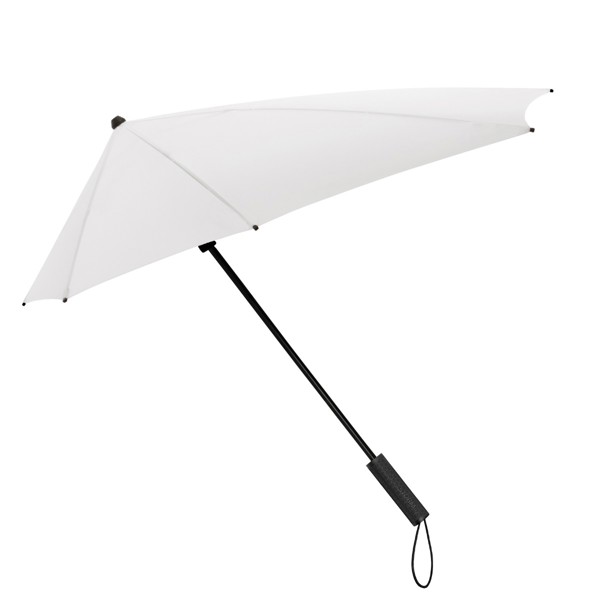 STORMaxi - Parapluie tempte arodynamique - Manuel - Impermable au vent -  92 cm - Blanc