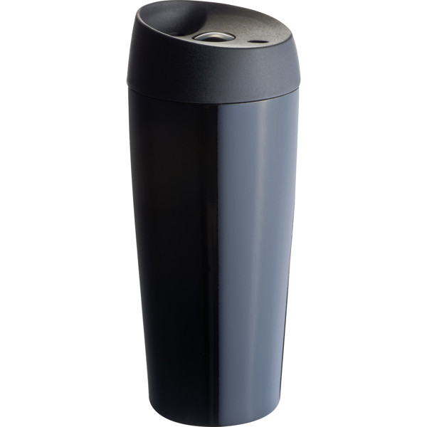 Drinking mug made of stainless steel DEBRA - Black