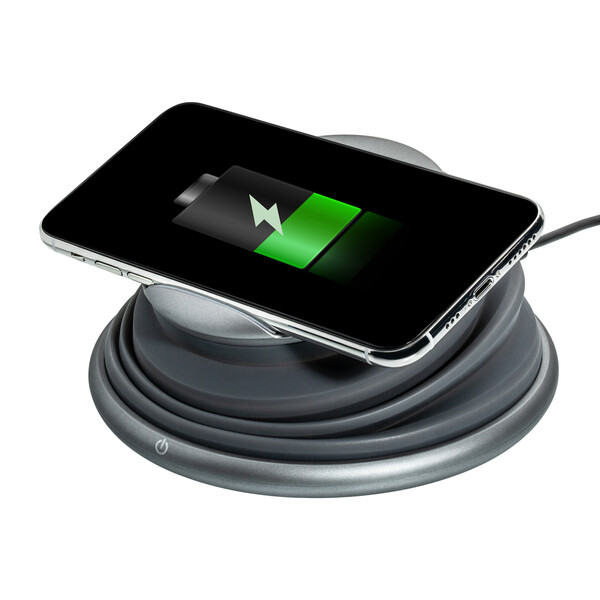 Chargeur Sans Fil & Stand ACANDI - gris / 5 Watt