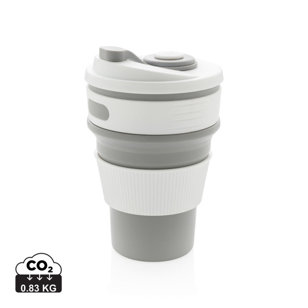 Mug en silicone pliable - Gris