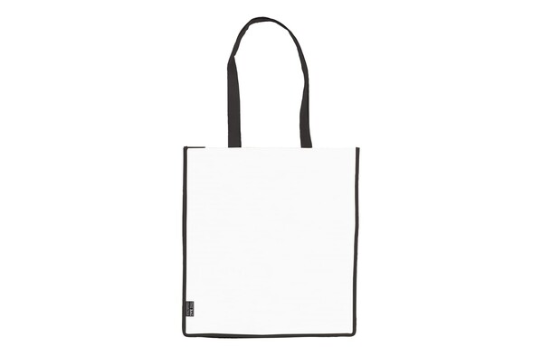 Mulepose non-woven 75g/m² - Hvid / Sort