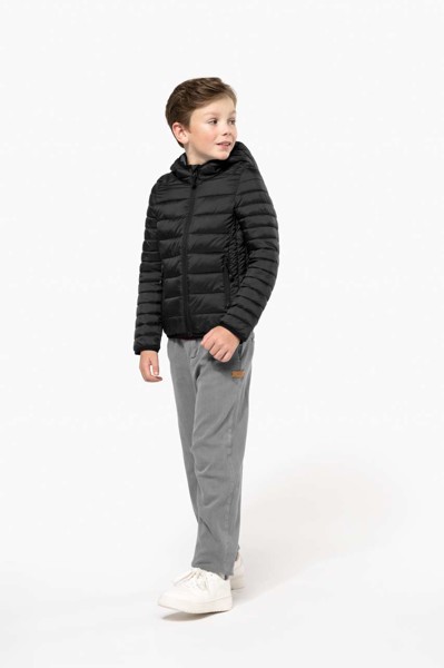 Kids' Lightweight Hooded Padded Jacket - Light Royal Blue / 6/8