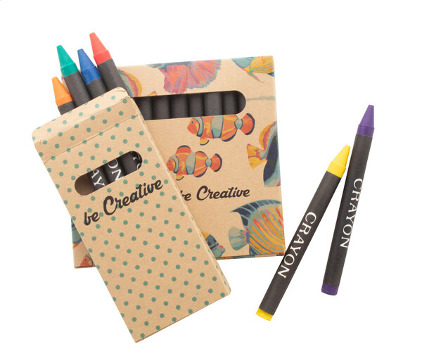 Set de 6 crayons de couleurs personnalisés Craxon 6 Eco