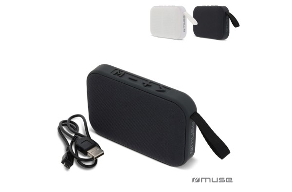 Muse Bluetooth speaker, 5W output - White