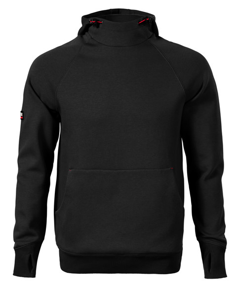 Mikina Pánska Rimeck® Vertex Hoodie - Čierna / L