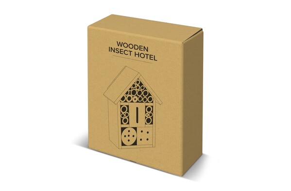 Insect hotel made of FSC wood
